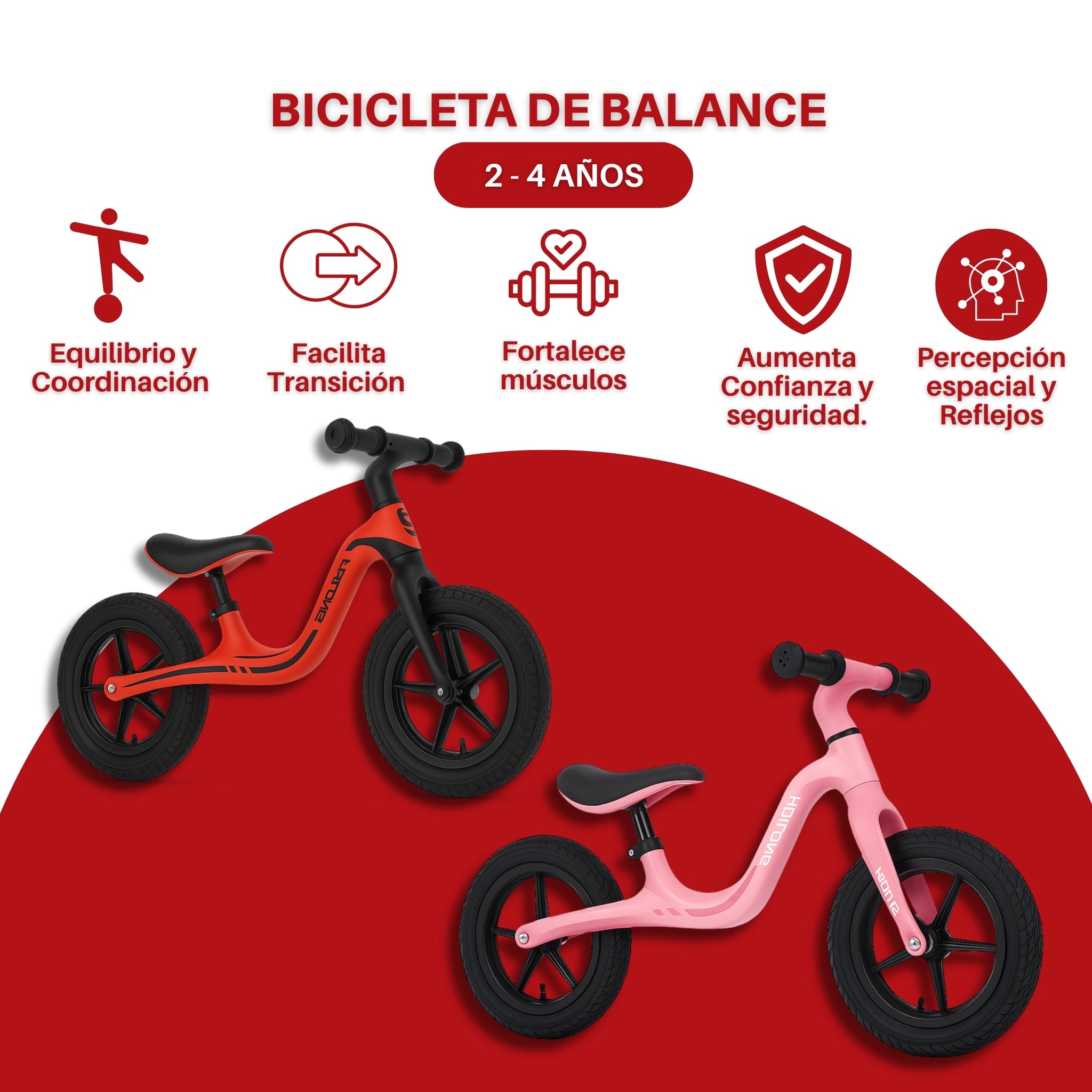 Bicicleta de balance 12 inch
