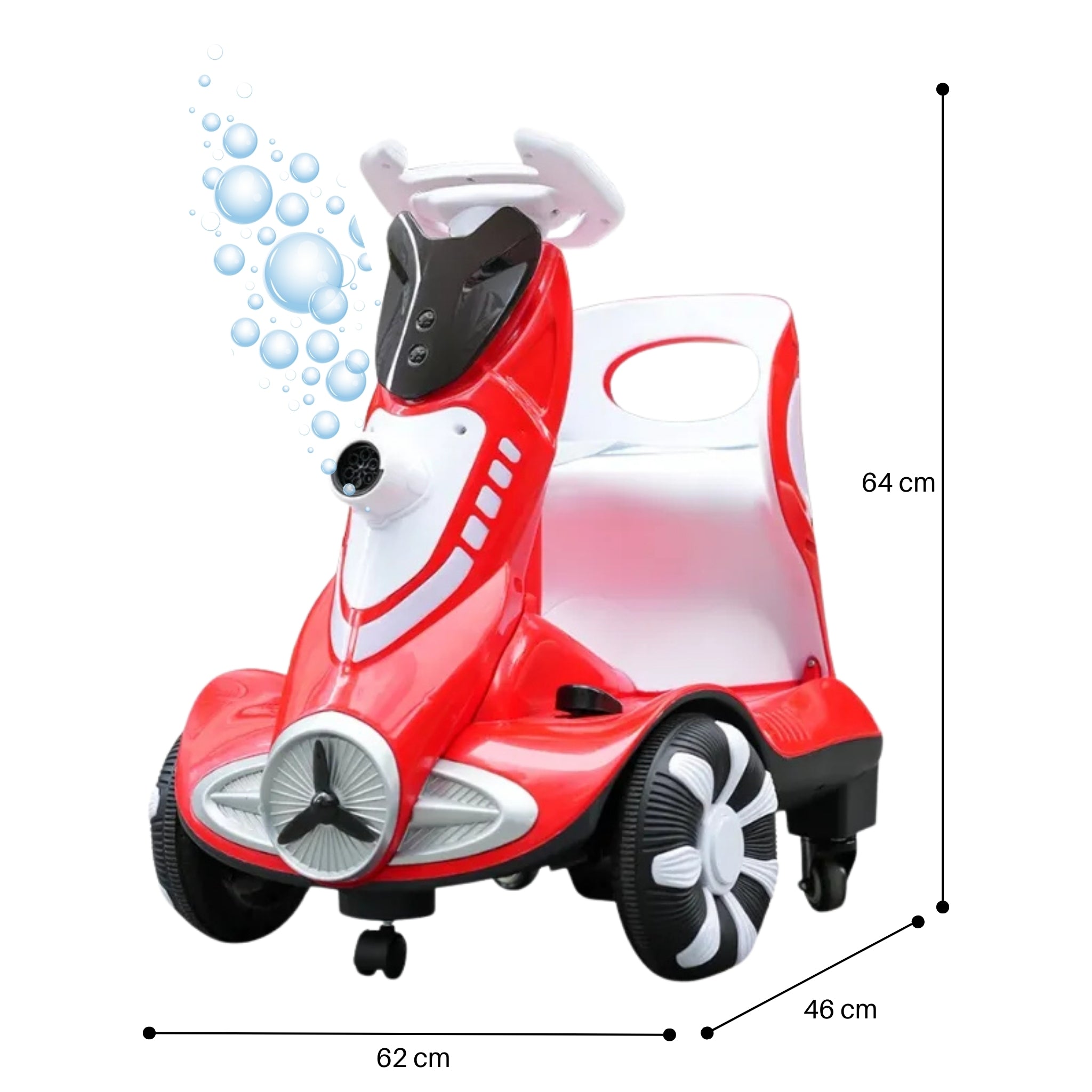 Bubbles crazy 360 way