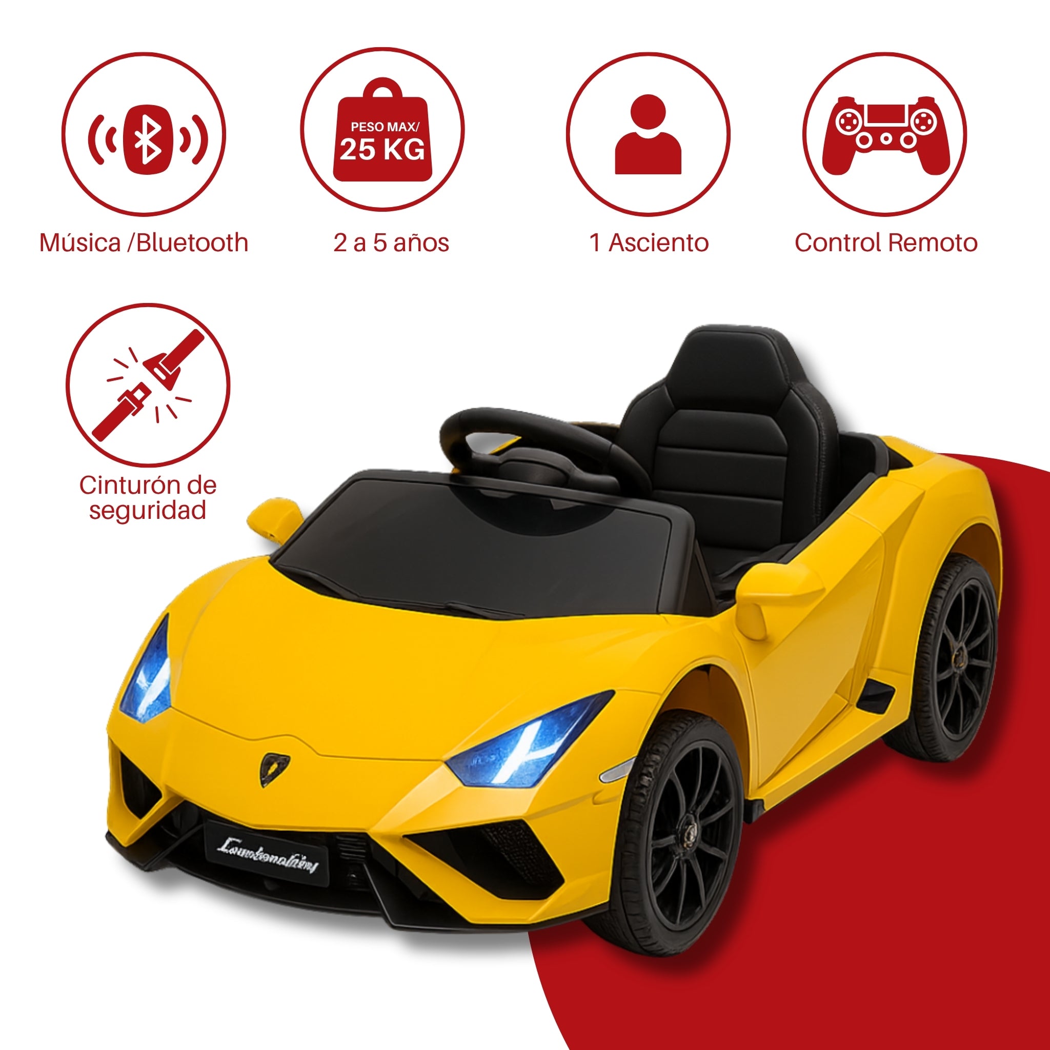 Lamborghini Amarillo 6v