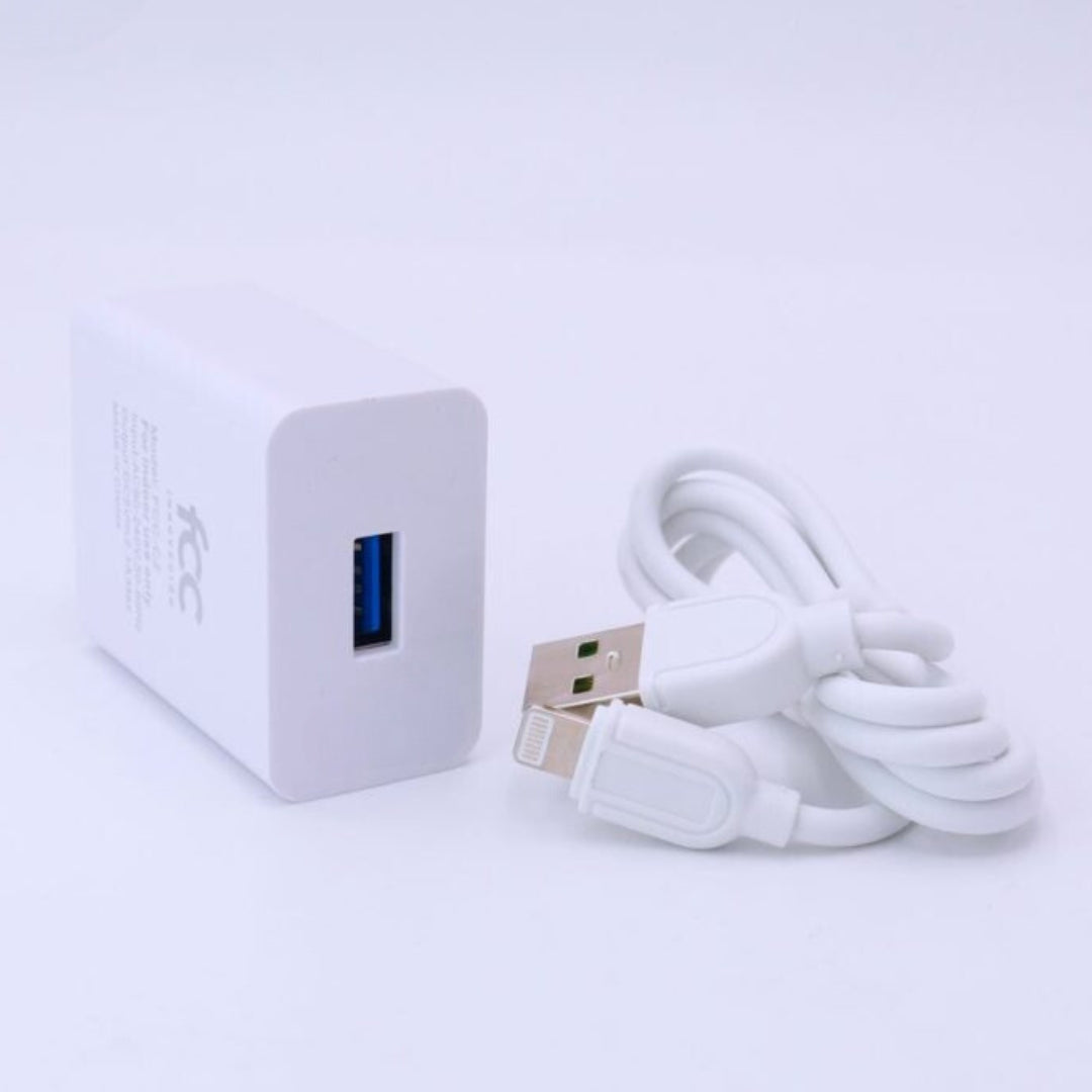 CARGADOR IPHONE 2.1A FCC- C2