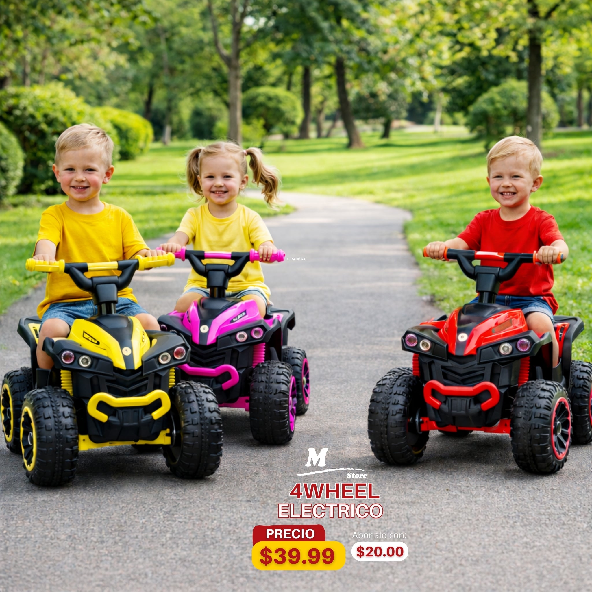 Scooter 4x4 eléctrico 6V